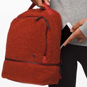 NWT City Adventurer Sherpa Backpack Mini, *10L in Heathered Magma